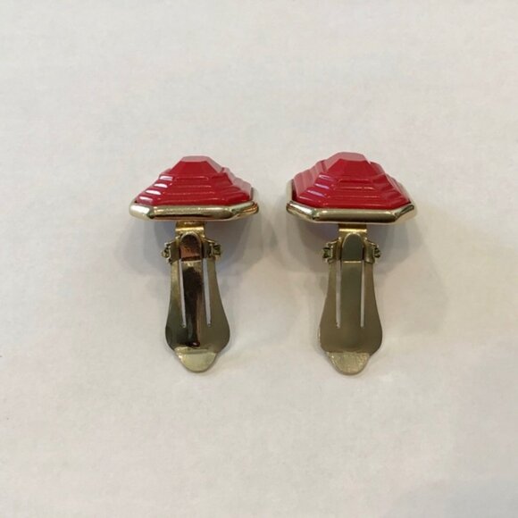 Vintage Costume Jewelry Clip-On Earrings - Picture 3 of 13